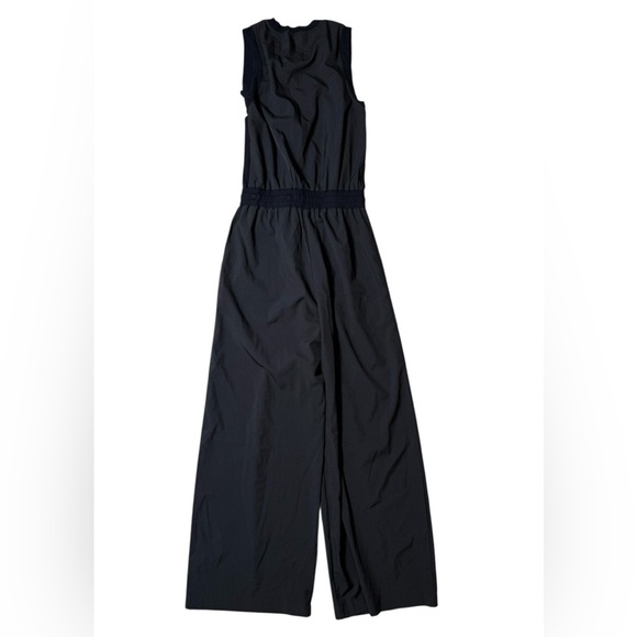 Evereve Black Sleeveless Wide Leg Jumpsuit Size Small - Picture 3 of 8